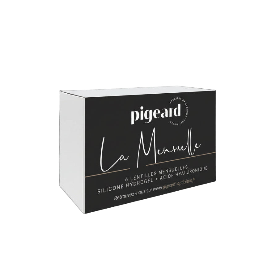 Lentilles Mensuelles PIGEARD- Boîte de 6